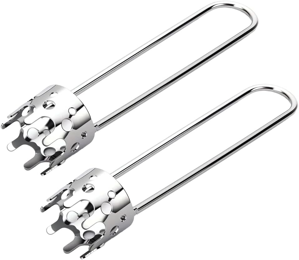 2 Pcs Fruit and Vegetable Corer Tool, Red Bell Pepper Seed Corer, Stainless Steel apple core remover, Practical Kitchen Gadget for Removing Fruit Vegetable Cores, Easy to Clean (Type B)