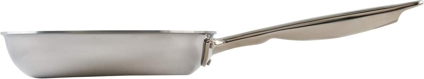 WINCO Tri-Ply Frying Pan, Silver