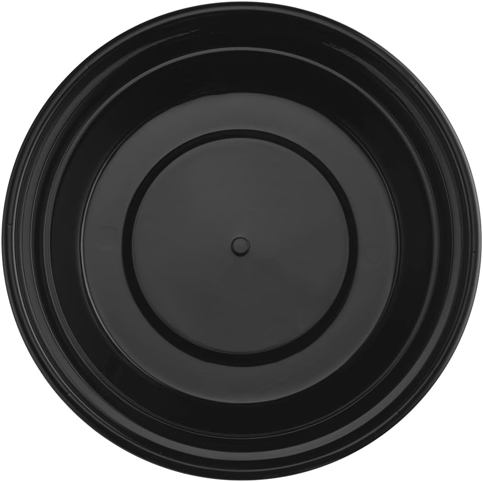 TIYA Food Containers – 16 oz Bulk 150 Pack with Lids – Plastic Food Storage To-Go Round Bowls – Reusable, Microwavable, Dishwasher Safe – Leak-Proof and Great for Meal Prep – BPA-Free