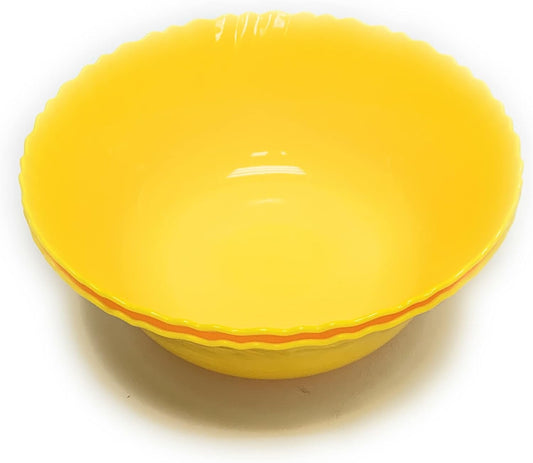 Mintra Home Curly Collection (9.7in Medium Bowl - 2pk, Yellow)