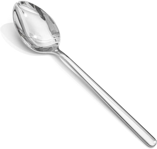 KINGSTONE Dinner Spoons Set of 12, 8 Inch 18/10 Stainless Steel Spoon Cutlery Table Spoons for Home, Kitchen & Restaurant, Dishwasher Safe