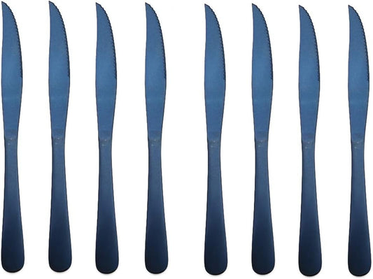 Gugrida Luxury 18/10 Stainless Steel Flatware Set Matte Black Silverware Set