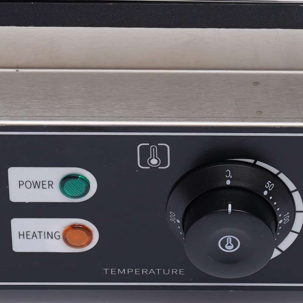 1550W 5 Sticks Churro Maker Machine, Commercial Nonstick Waffle Maker Muffin Machine, 110V Electric Spanish Churros Maker Baker Machine for Restaurant Bakeries, Time & Temp Control