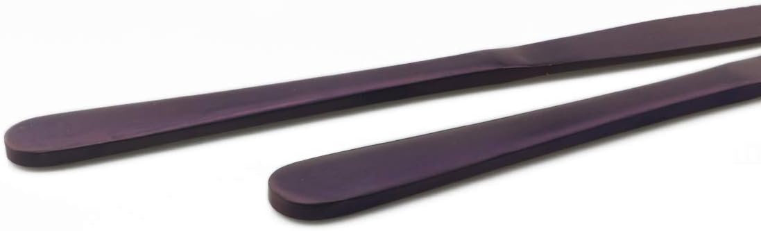 Gugrida Luxury 18/10 Stainless Steel Flatware Set Matte Black Silverware Set