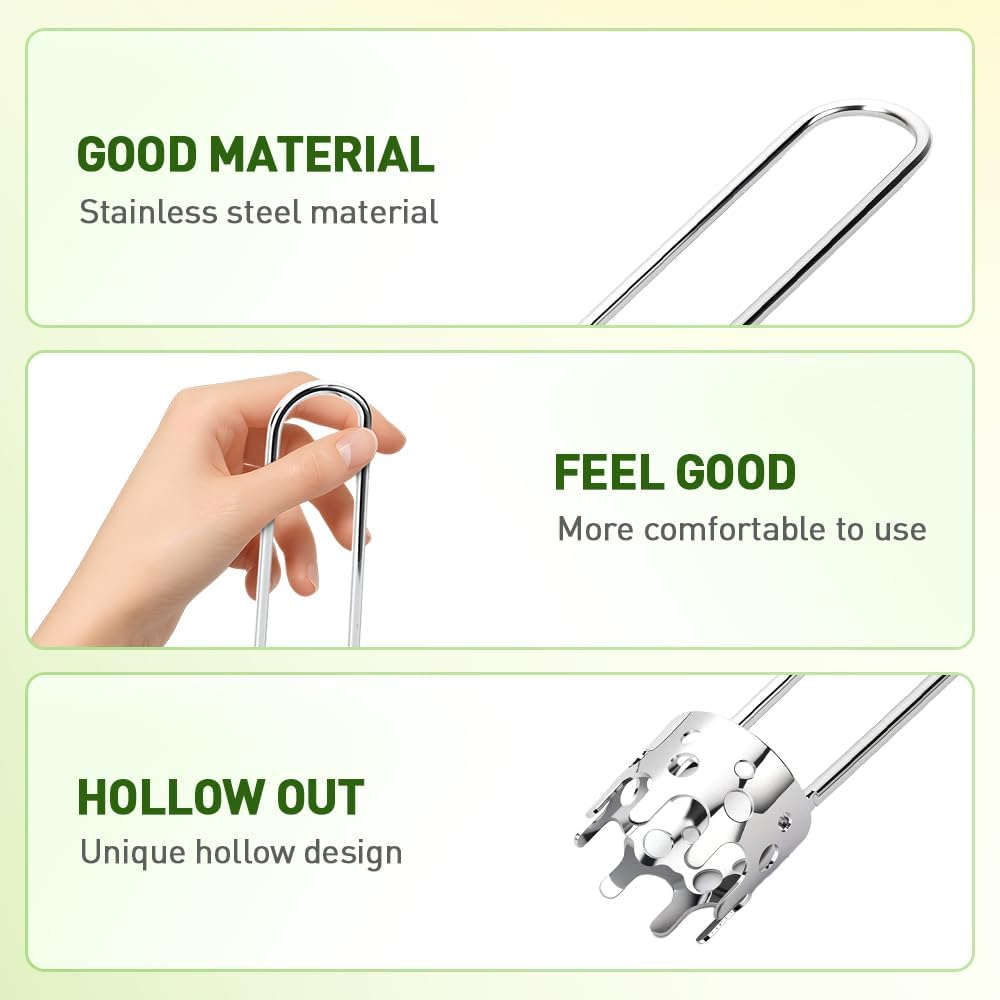 2 Pcs Fruit and Vegetable Corer Tool, Red Bell Pepper Seed Corer, Stainless Steel apple core remover, Practical Kitchen Gadget for Removing Fruit Vegetable Cores, Easy to Clean (A+B)