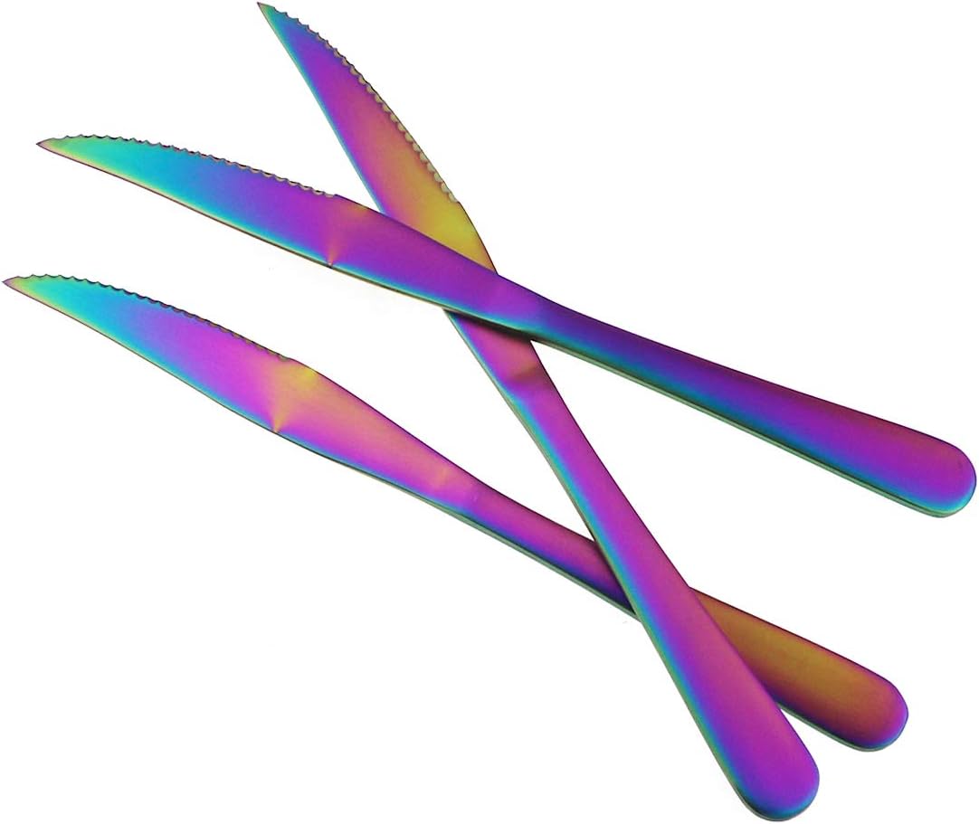 Gugrida Luxury 18/10 Stainless Steel Flatware Set Matte Black Silverware Set