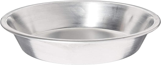 8-inch Aluminum Pie Pan | Silver Pie Pan For Baking | Oven Safe | Great For Pie, Crumbles, Or Cake | Aluminum, 8" [1PK]