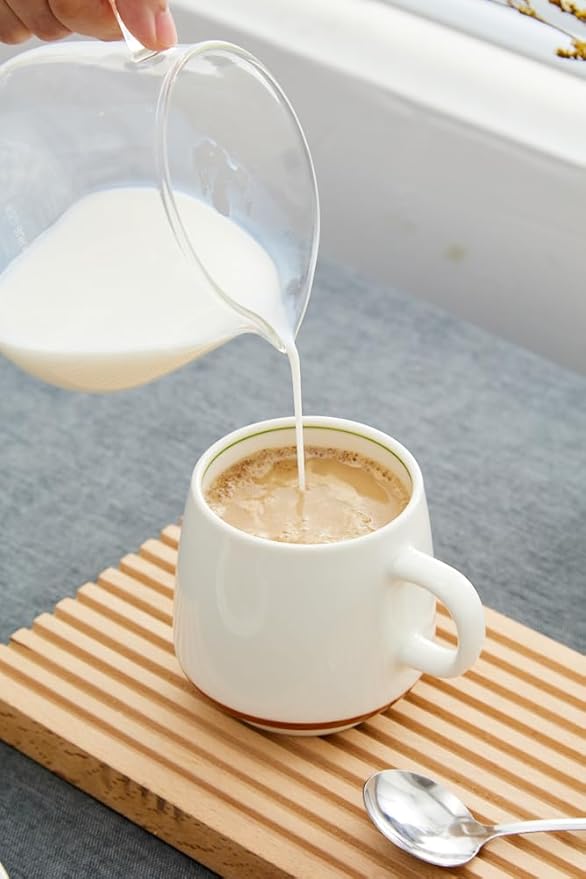 11 Ounce Porcelain Coffee Mugs Set of 6 with Handle Perfect for Coffee, Tea, Milk, Chocolate and Latte, Ceramic Coffee Cups Set for Man and Woman (Cozy Orange)