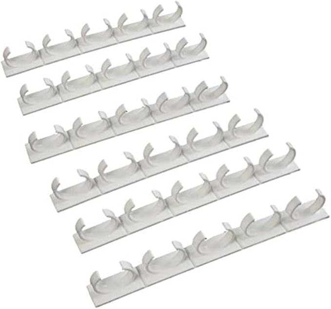 Spice Clips 30 ct Spice Clips Gripper Organizer Holds 30 Spice Jars - Pantry and Inside Cabinet Organization 3M Adhesive Spice Rack