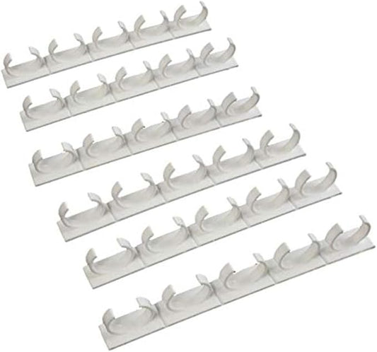 Spice Clips 30 ct Spice Clips Gripper Organizer Holds 30 Spice Jars - Pantry and Inside Cabinet Organization 3M Adhesive Spice Rack