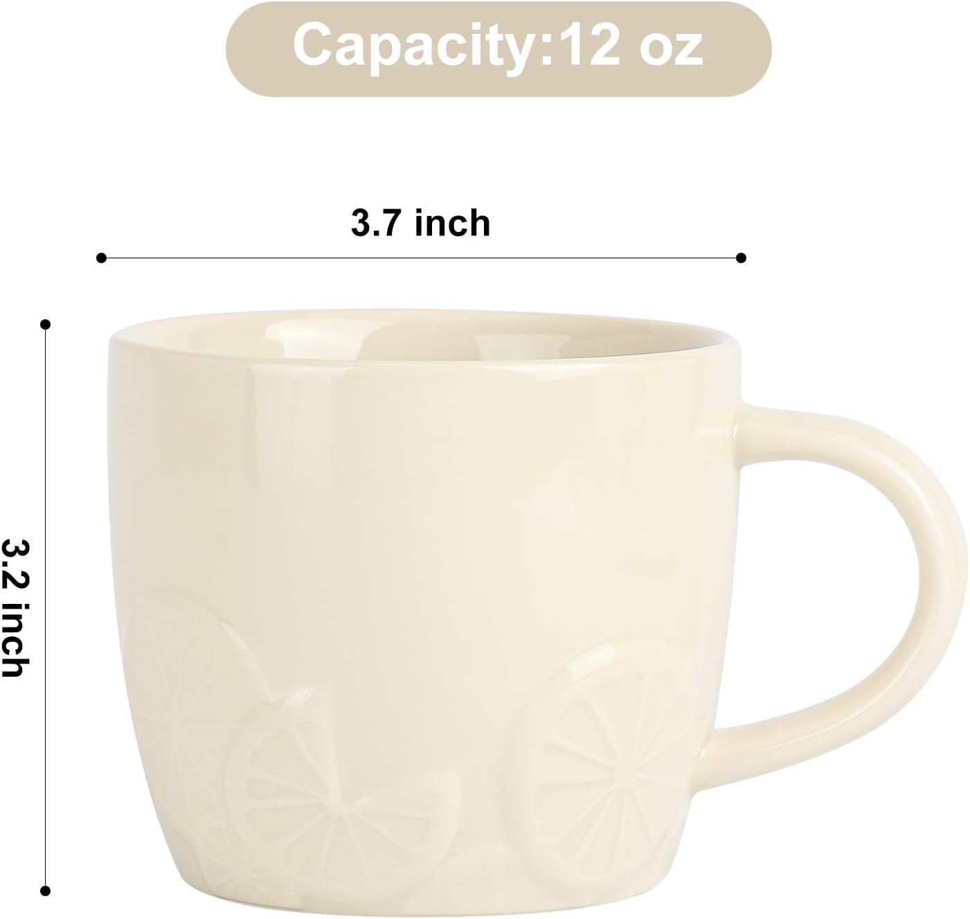 Frog Ceramic Cup Hidden 3D Animal Inside Mug,Cute Cartoon Handmade Figurine Mug,Christmas Birthday Surprise for Friends Family or Kids (Cream Frog)