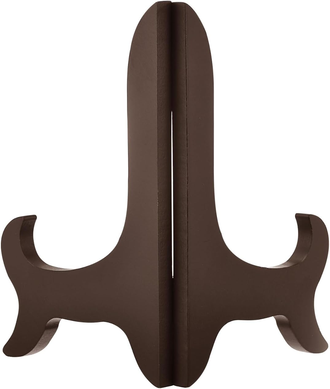 uxcell 2pcs 5" Easel Plate Holder, Wooden Folding Display Stand Brown for Decorative Picture Frame