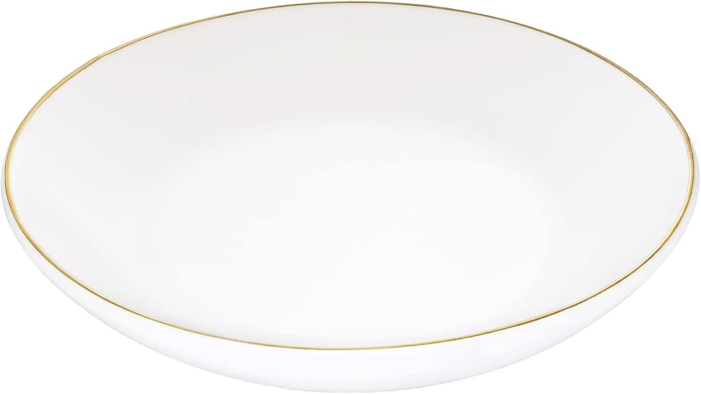 4.75" Ceramic Jewelry Tray, Small Ring Dish Holder Trinket Tray, Catch All Trays for Ring Earring Necklace Key, Christmas Gifts for Women Girls, White