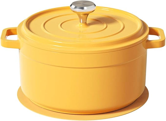 small soup pot with lid,2.6 Quart Granite Casserole Small Soup Pot Pasta Cooking Pot,Dual Handles, Small-Duty Cookware for Braising, Cook soup
