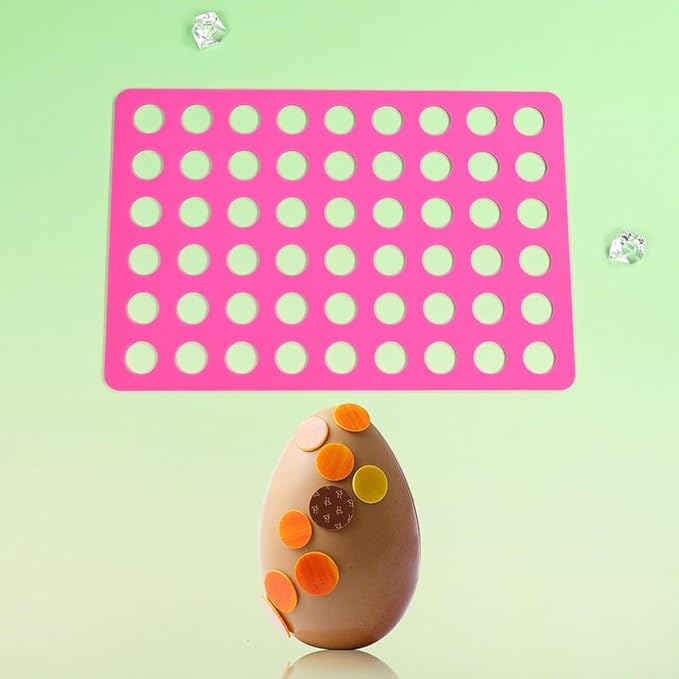 mostsom Round Lace Silicone Mold for Cheese, Chocolate, Cookie, Cake Decorating Stencil Mat, Bakeware Tool, Kitchen Accessories, Reusable Non-Stick (B_ Round)