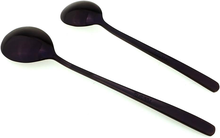 JASHII SUS304 Stainless Steel Flatware Cutlery Set For Home Kitchen Restaurant Hotel, Mirror Polished, 20-Piece Silverware Set for 4, Dishwasher Safe (Full Black)