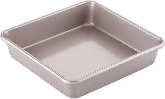 CHEFMADE Square Cake Pan, 9-Inch Bakeware Non-Stick Heavy Duty Carbon Steel Pan Deep Dish Oven Baking Mold Baking Tray Ovenware for Cakes, Bread, Pizza, Cookies