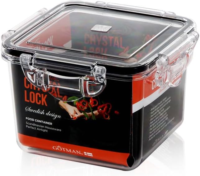 Airtight Food Storage Container With Lid (87.9 oz) - Leak-Proof Large container| BPA-Free | Meal Prep | Microwave, Freezer and Dishwasher Safe | Kitchen Fridge Organizer Boxes | Fresher Food