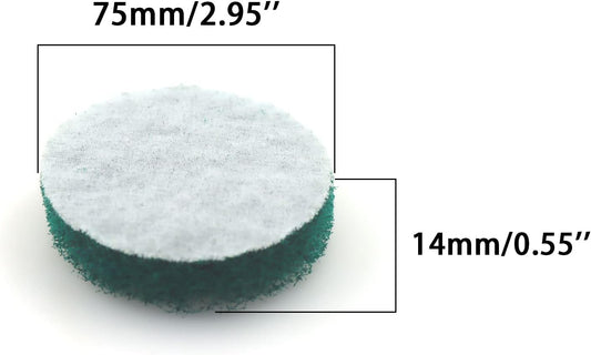 Heavy Duty Scour Pads, Non-Scratch Scrub Sponges, ULIFESTAR 5PCS Dish Scrubber Scouring Pads, Dual-Sided Reusable Household Scrub Pads for Dishes,Dish Cleaning Tool,Kitchen Scrubbers & Metal Grills