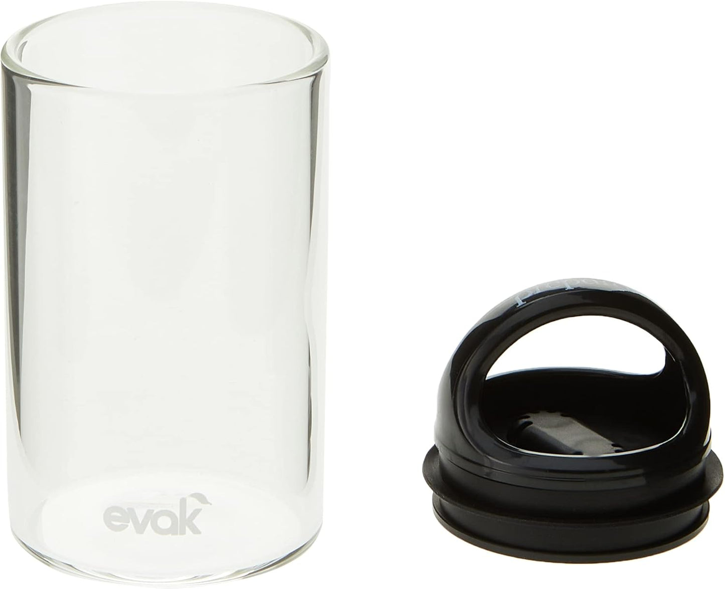 Prepara Evak Compact Glass Food Storage, Mini, Black