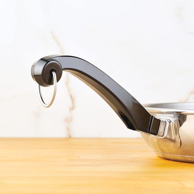 Farberware Classic Stainless Steel Cookware Pots and Pans Set, 15-Piece,50049,Silver