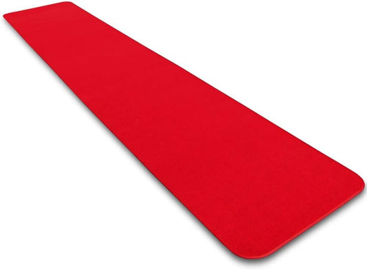 House, Home and More Red Carpet Aisle Runner - 3 Ft x 20 Ft - Real Carpet, Bound Edges, Low Pile Height, Stain Resistant, Event Runway Rug for Wedding, Hollywood Movie Award Ceremony Party Decoration