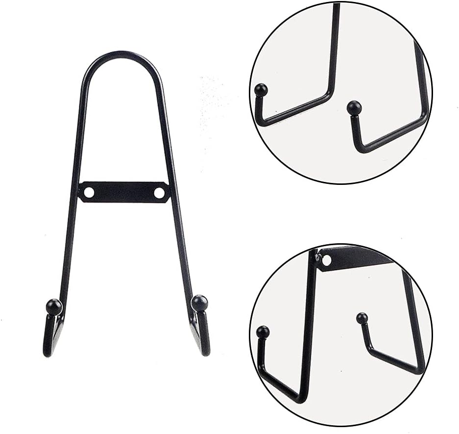 YY YEARCHY Plate Stand Holder for Wall 8 Pieces Hanging Display Rack Art Hanger Metal Easel Photo Holder Books Bowls Platters