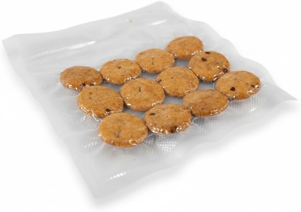 Smelly Proof Vacuum Bags, US Made – 25-Bags 8"x12" Quart, BPA FREE 4-Mil Vacuum Sealer Bags for Food, Seal Meal Bags, Freezer Storage, Meal Prep, Sous Vide Cooking & Storage