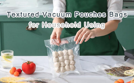 100 Pack 3.5x5.1 inch (usable 3.1x4.5 inch) Small Vacuum Sealer Bags for Food Storage Heat Sealable Packet Open Top Clear Plastic Flat Pouches Bulk Food Packaging Bags with Tear Notches