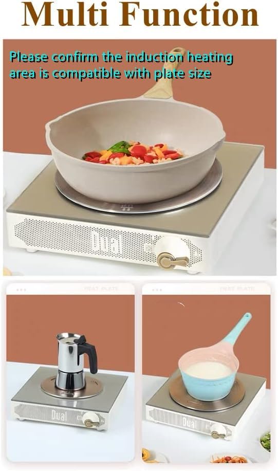 11inch Induction Adapter Plate, Heat Diffuser for Gas Stove Glass Cooktop Induction Adapter Plate with Removable Handle, Stovetop Adapter Plate Converter Disk