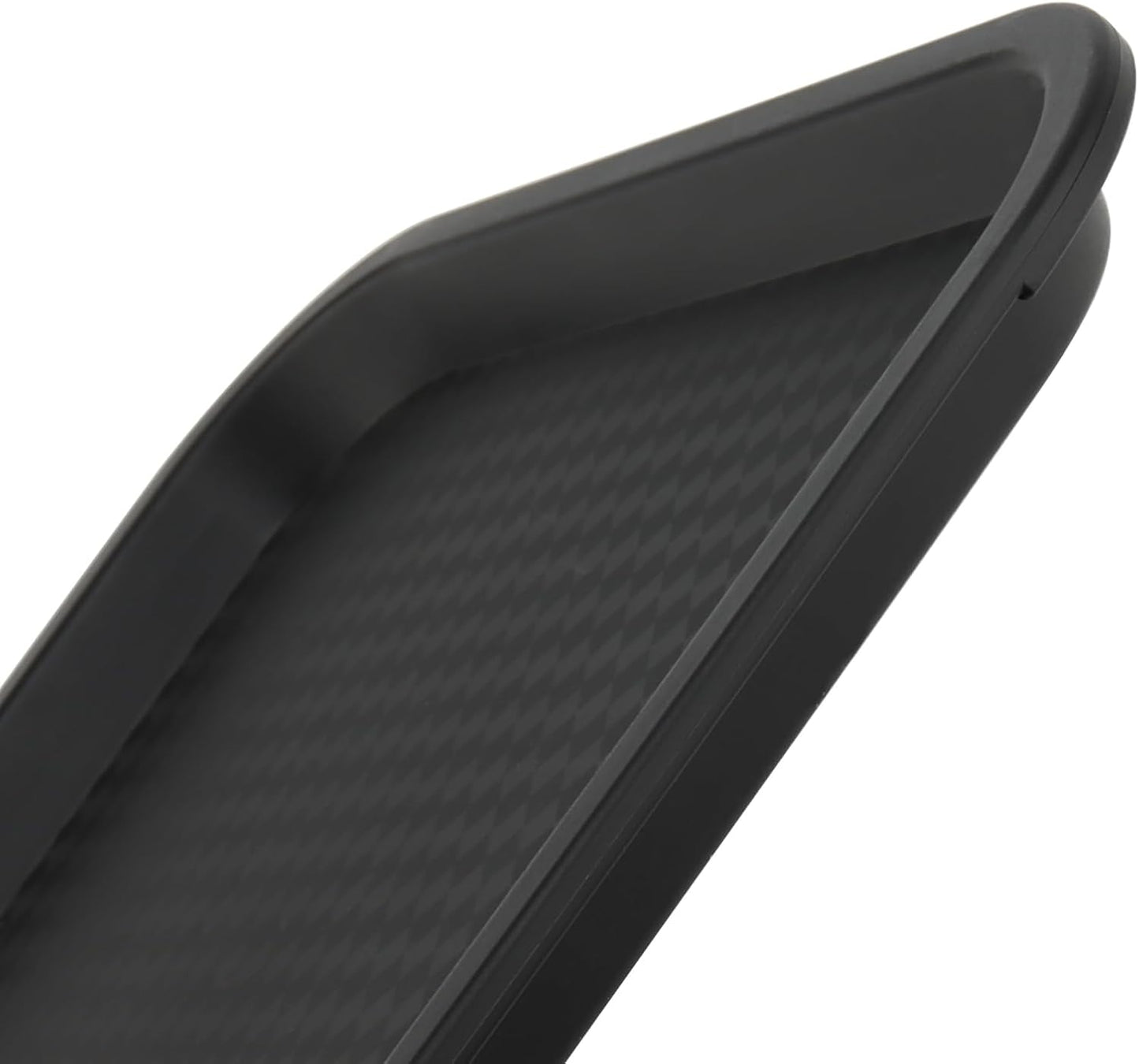 5 Pack 13.8 x 10.6 Inch Black Fast Food Tray, Large Rectangular Restaurant Serving Trays, Plastic Cafeteria Trays School Lunch Trays