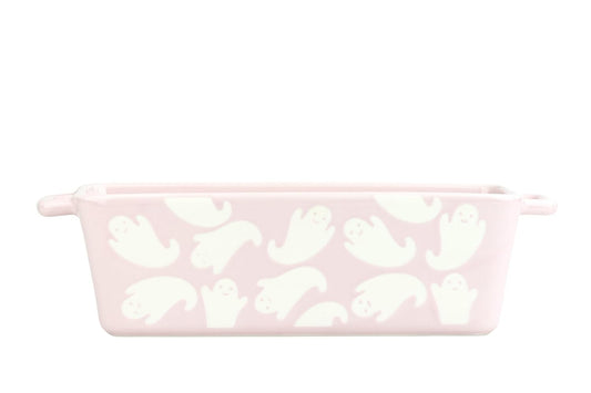 10 Strawberry Street Flying Ghost Bakeware, Loaf Pan, Pink