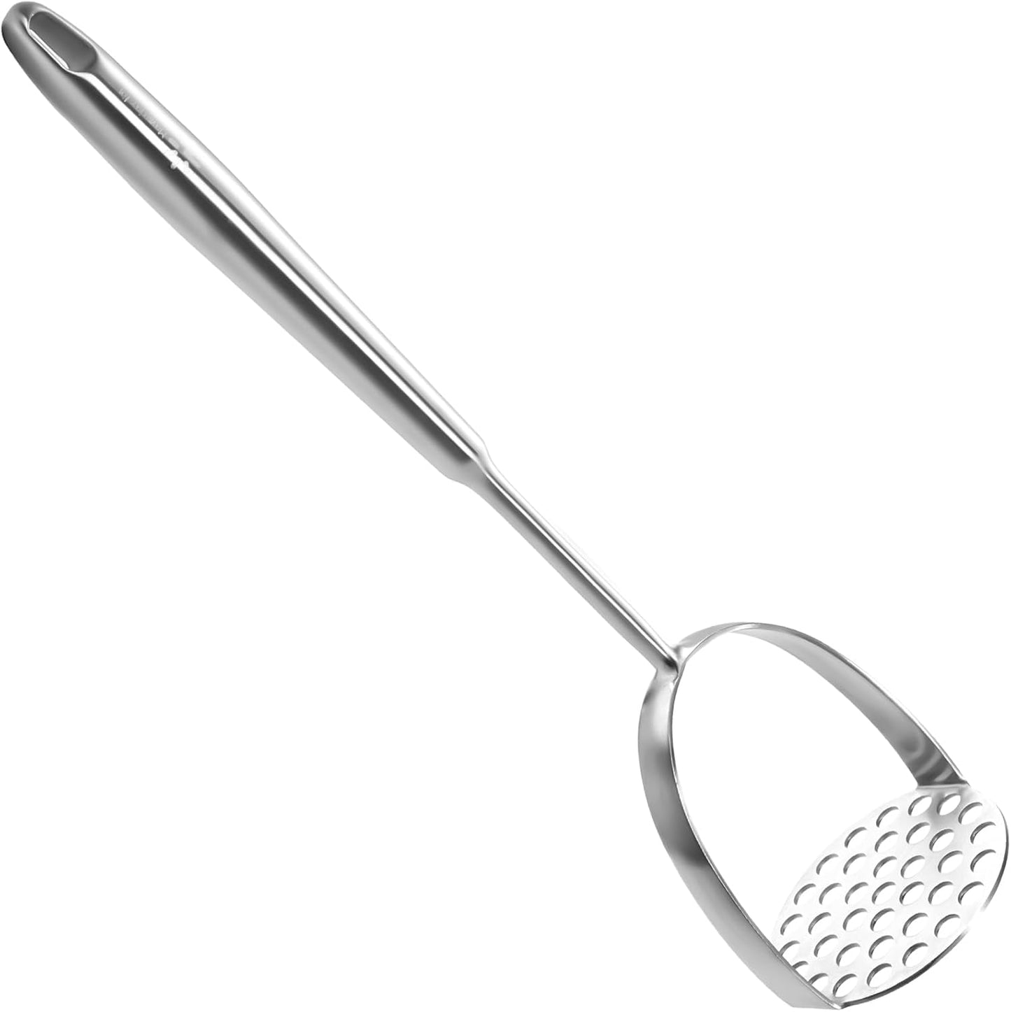 Potato Masher Stainless Steel - Mashed Potato Masher Kitchen Utensil，Potato Smasher For Potatoes, Bean, Vegetable & Fruits，Pet Food, Heavy Duty Metal Avocados Smasher Tool, Dishwasher Safe, 14 Inch