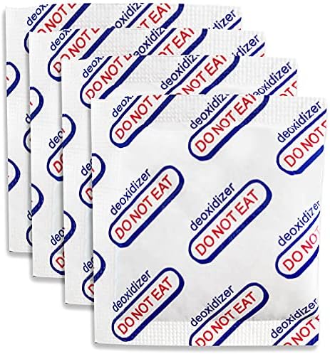 (300-Pack) 50cc oxygen absorbers for food storage,food grade oxygen absorbers packets for Home Made Jerky and Long Term Food freshness