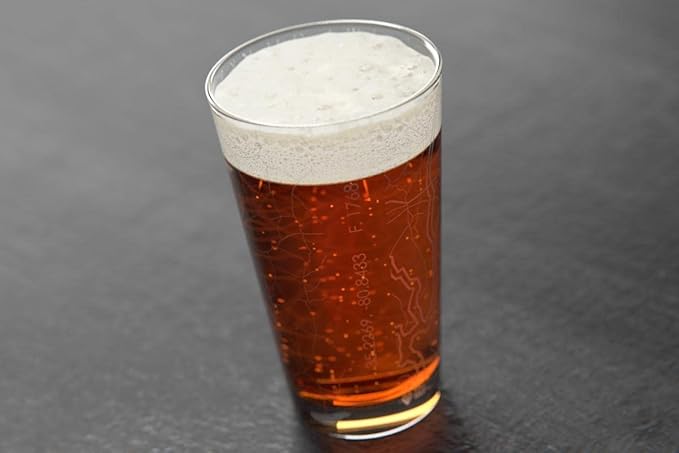 Well Told Engraved Charlotte North Carolina Map Pint Glass, Etched Beer Gift (16 oz, Clear) City Map Pint, Custom City Glassware, Gifts For Beer Lovers