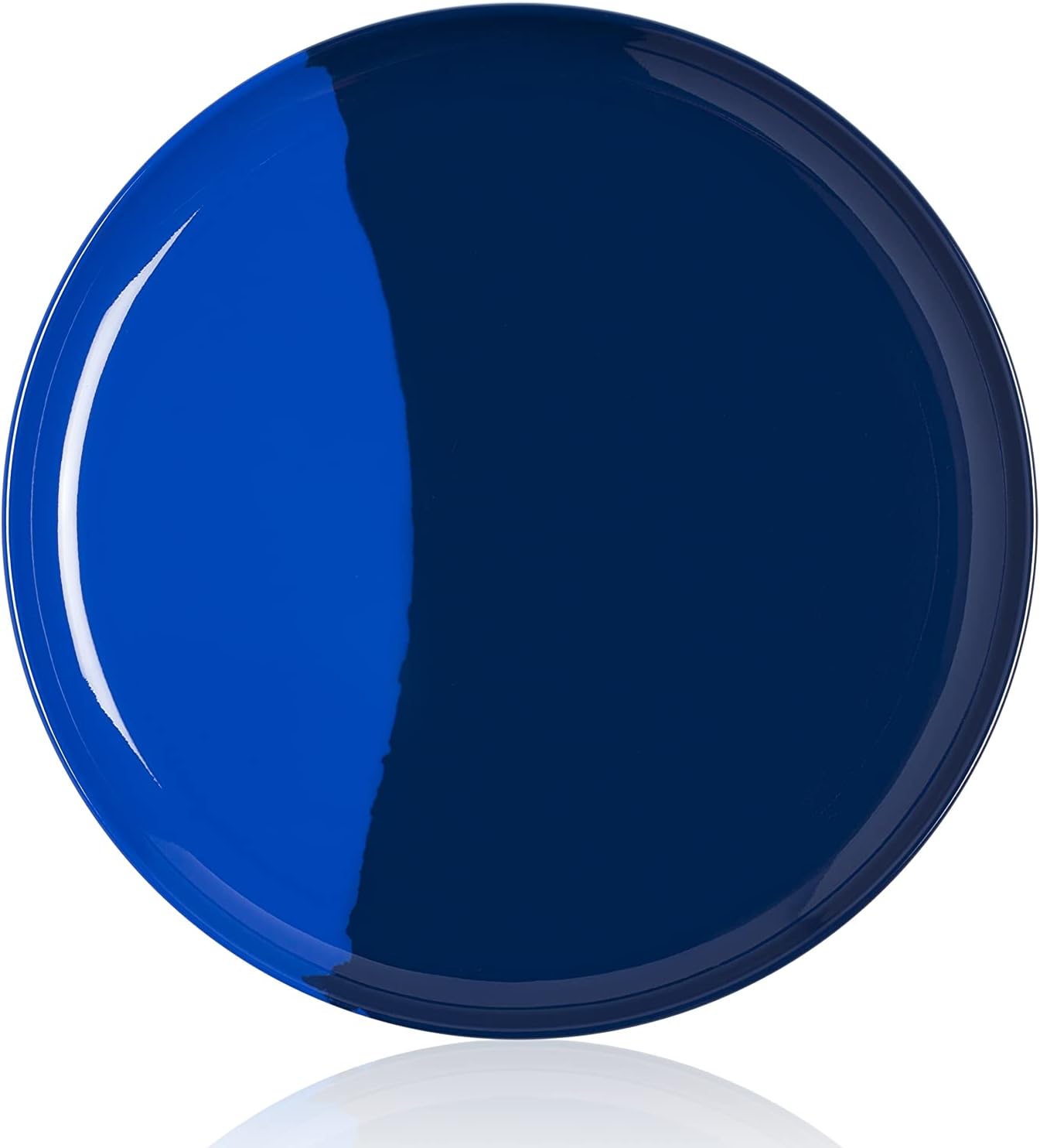 Melamine Dinner Plates | Durable Unbreakable Melamine Plate | Shatter-Proof and Chip-Resistant | Dishwasher Safe, BPA Free | Lightweight Dinnerware Set of 4 | Perfect for Parties, Picnics, BBQ | 11 In