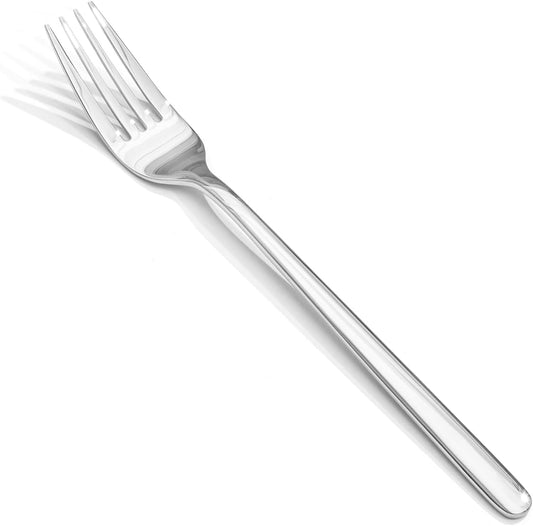 KINGSTONE Dinner Forks Set of 12, 8-Inch 18/10 Stainless Steel Forks Cutlery Table Forks for Home, Kitchen & Restaurant, Dishwasher Safe (Dinner Forks Set, 12-Piece)