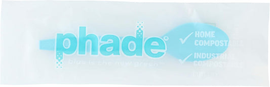 phade 100% Compostable Spoons – BPI Certified Wrapped Cutlery in Compostable Packaging, 400 Bulk Count, 6.1 Inch Sustainable Disposable Utensils for Home, Events, Takeout – Made in USA