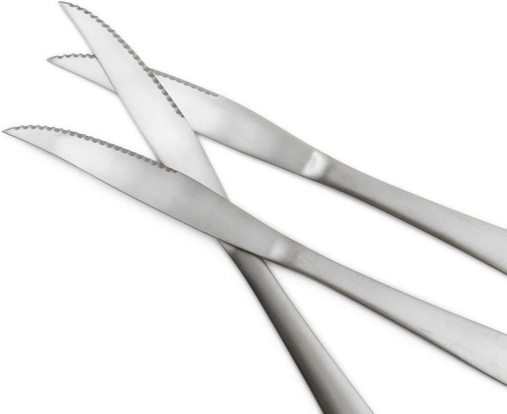 Gugrida Luxury 18/10 Stainless Steel Flatware Set Matte Black Silverware Set