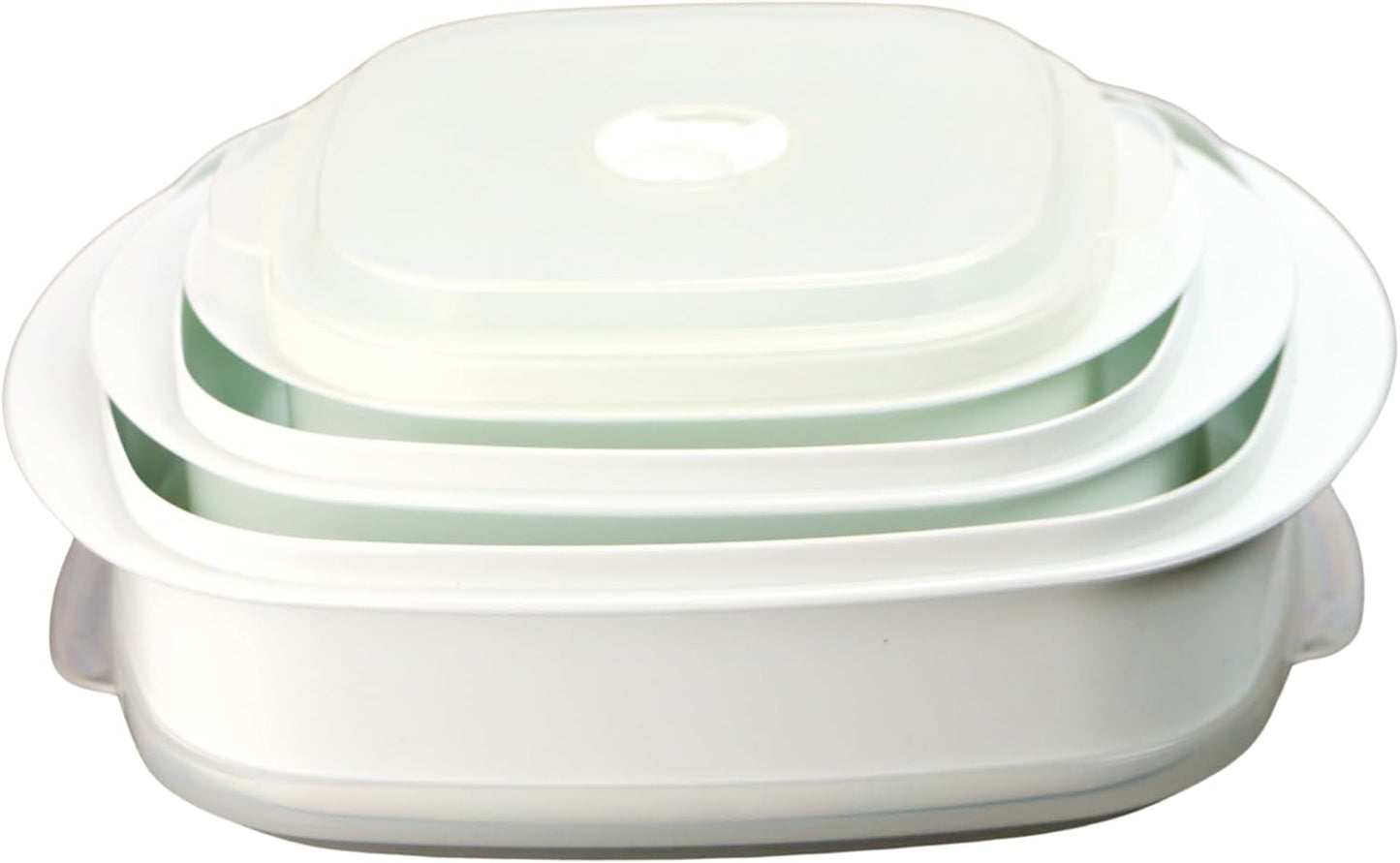 Calypso Basics by Reston Lloyd 6-Piece Microwave Cookware, Steamer and Storage Set, White