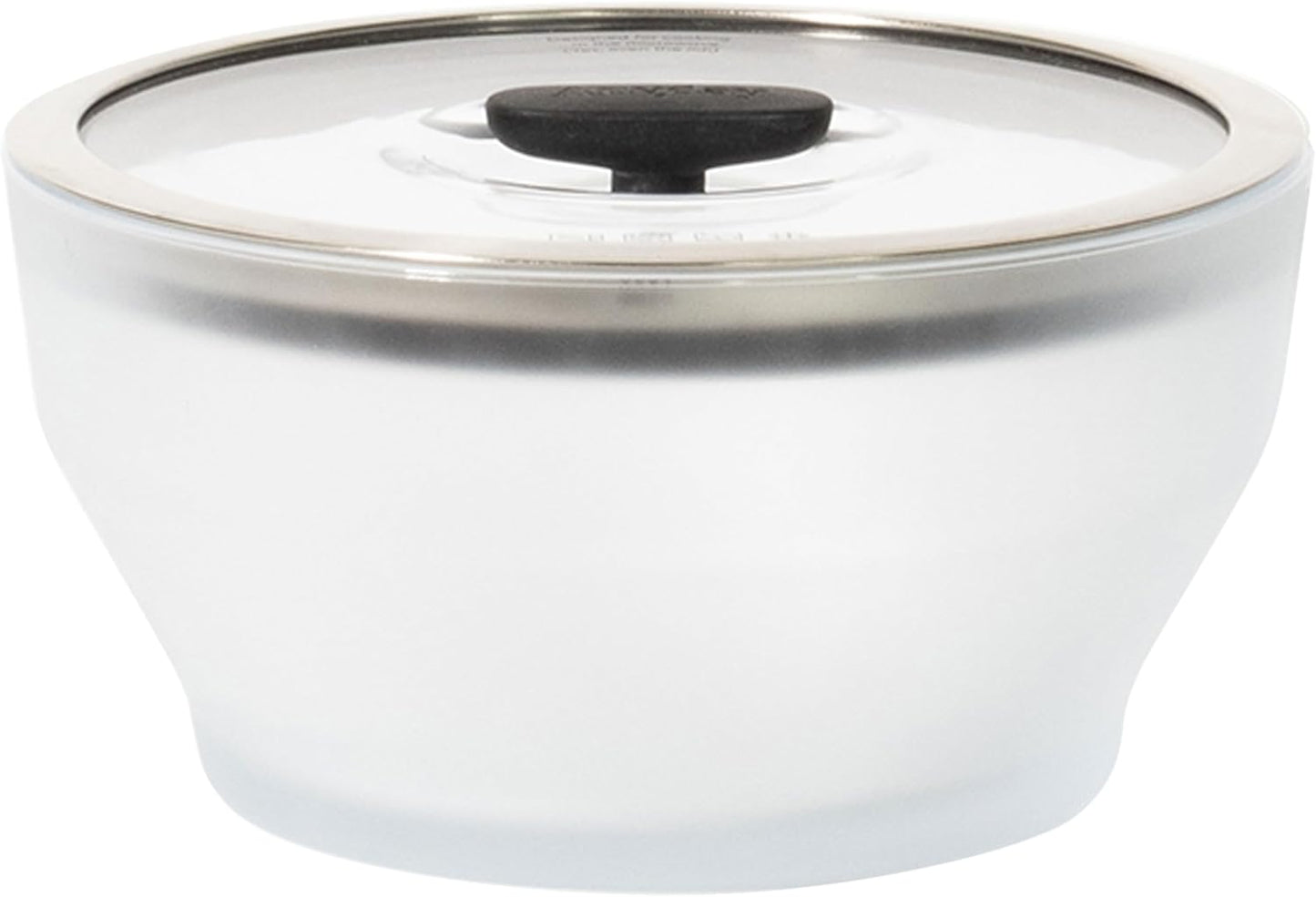 Anyday 4-Cup Microwave Cookware & Glass Container with Glass Lid, Plastic-Free Deep Food Storage | Stackable Airtight Steamer with Vented Lid for Microwave-Safe Reheating, Steaming Vegetables & Rice
