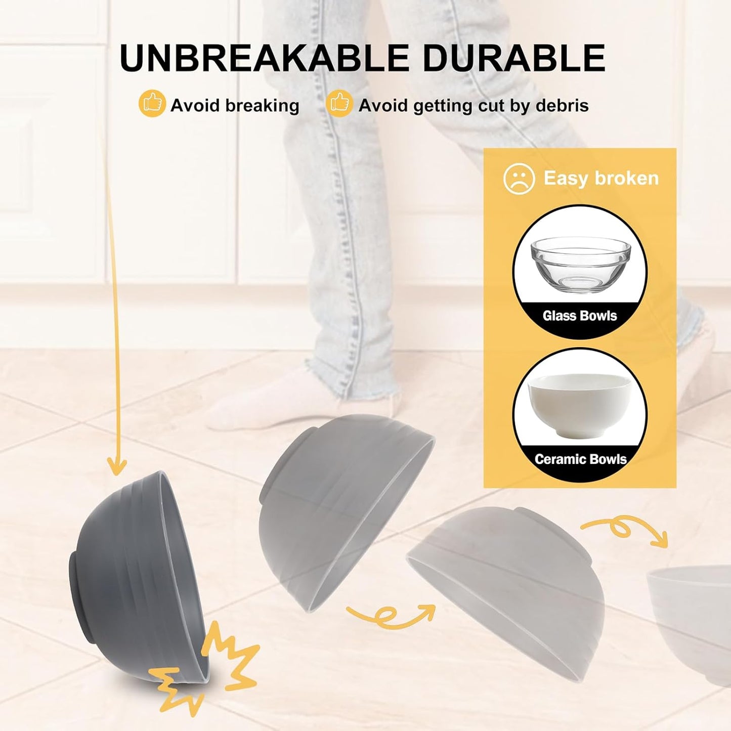 Rubtlamp 16Pcs Plastic Wheat Straw Dinnerware Set, Reusable Plastic Dishes Set for 4, Kitchen Plates And Bowls Set (Deep Four Colors) Include Dinner Plates, Dessert Plates, Cereal Bowls, Cups