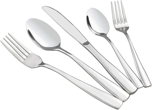 80-Piece Stainless Steel Flatware Set, Service for 16