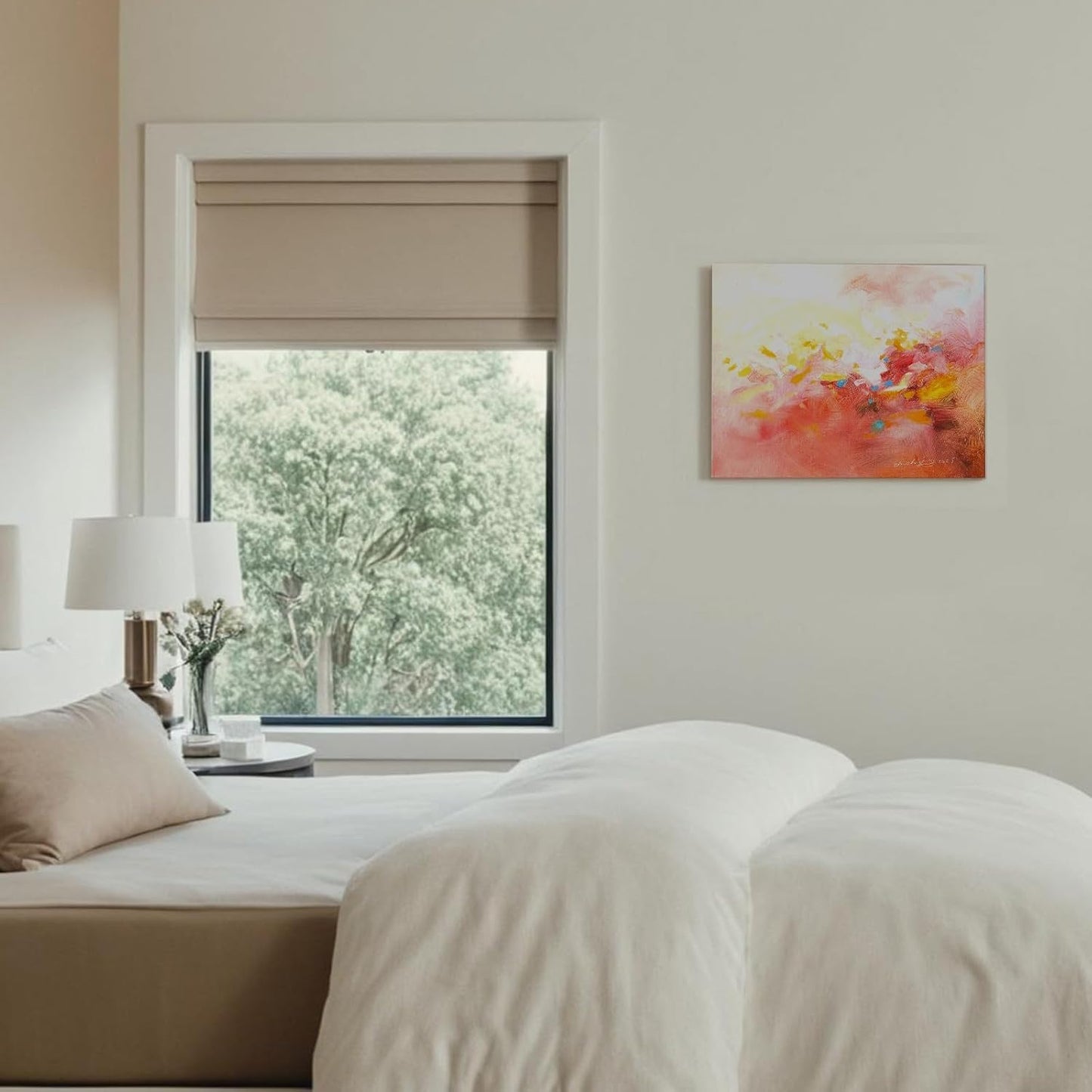 Gloliv Canvas Wall Art – Abstract Wall Decor Painting, Artist-Authorized Reproduction Canvas Prints, Modern Wall Art Decor for Living Room, Bedroom, or Office 16"x12"