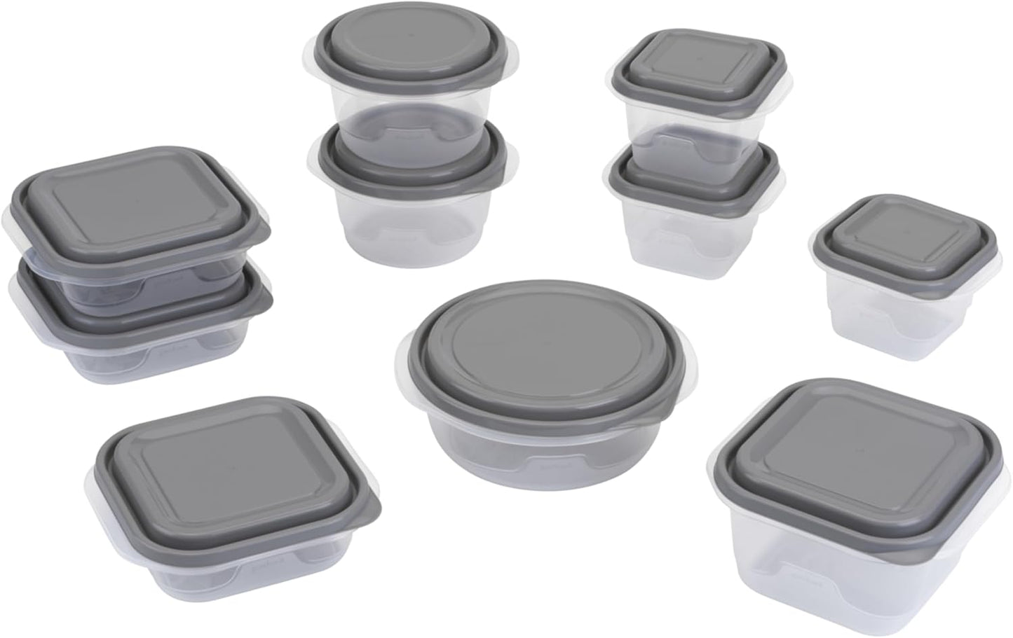 GoodCook EveryWare 20-Piece Boxed Food Storage Container Set with Lids, BPA Free
