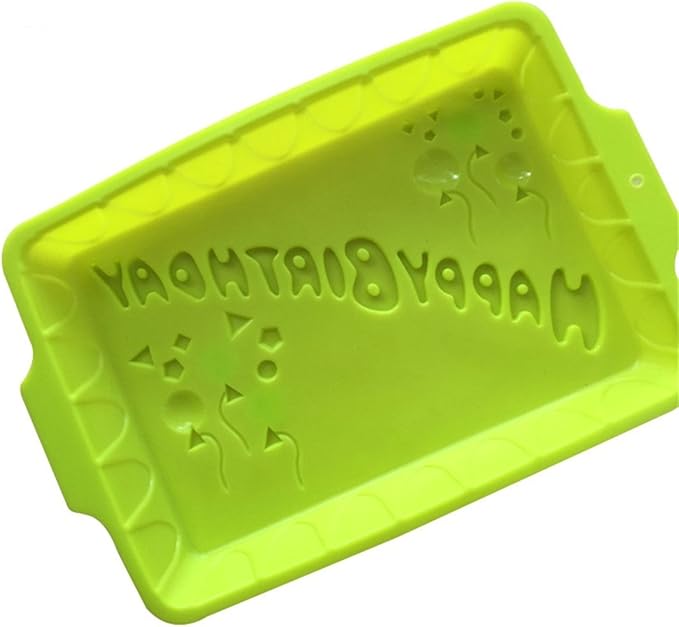 FantasyDay 13'' Happy Birthday Cake Mold Silicone Baking Molds Party Cake Bakeware for Your Birthday Dessert, Cake, Bread, Tart, Pie, Flan and More #7