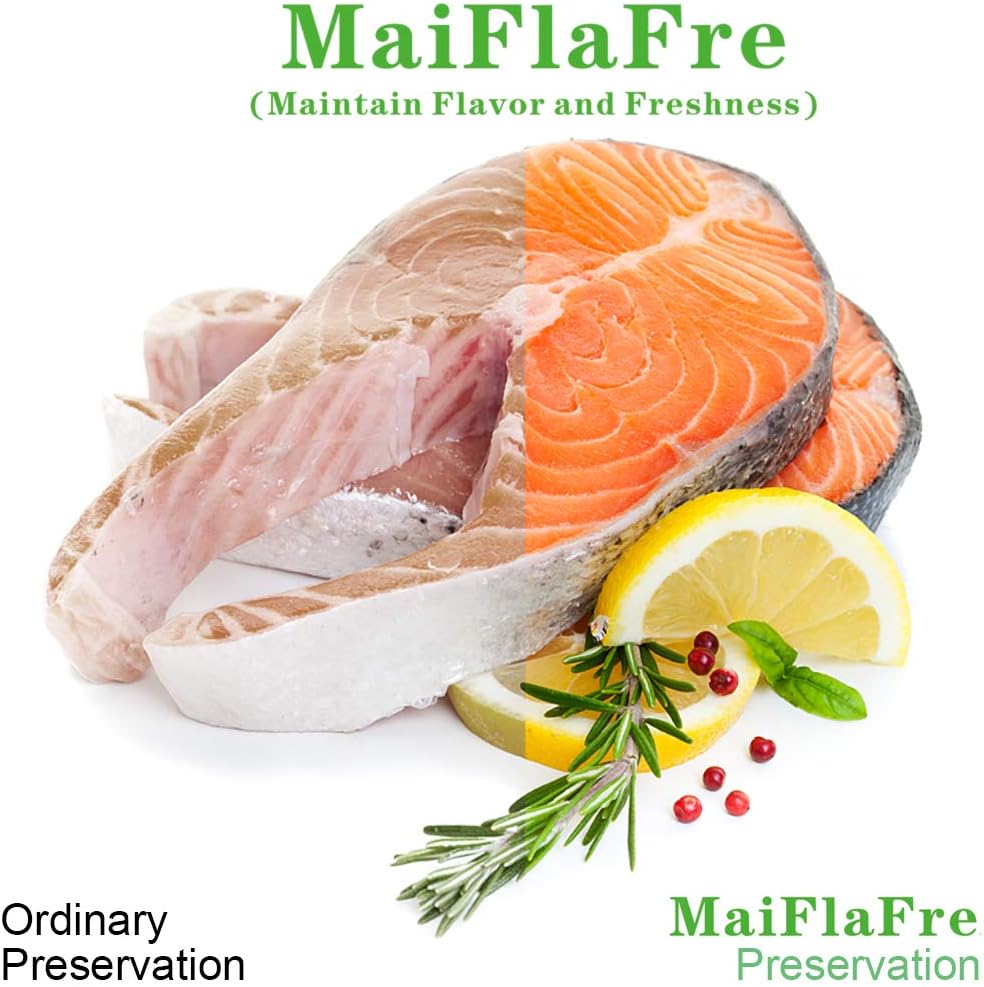 11x50 2 Pack Vacuum Sealer Bags Rolls with Commercial Grade, BPA Free, Heavy Duty, Great for Vac Storage, Meal Prep or Sous Vide