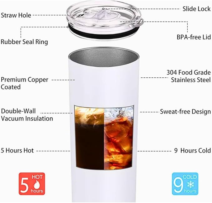 Alpha Printing Tumblers 20oz with Straw- Goku Super Saiyan