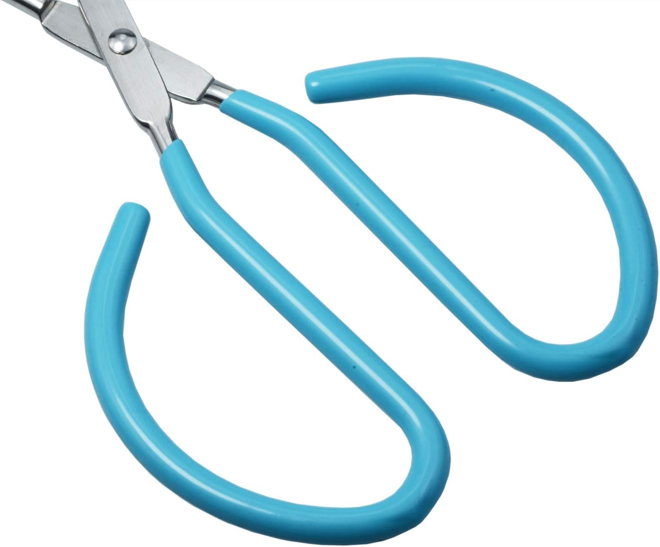 Scissor Cooking Tongs 10 Inches Stainless Steel Wire Tongs, Set of 2