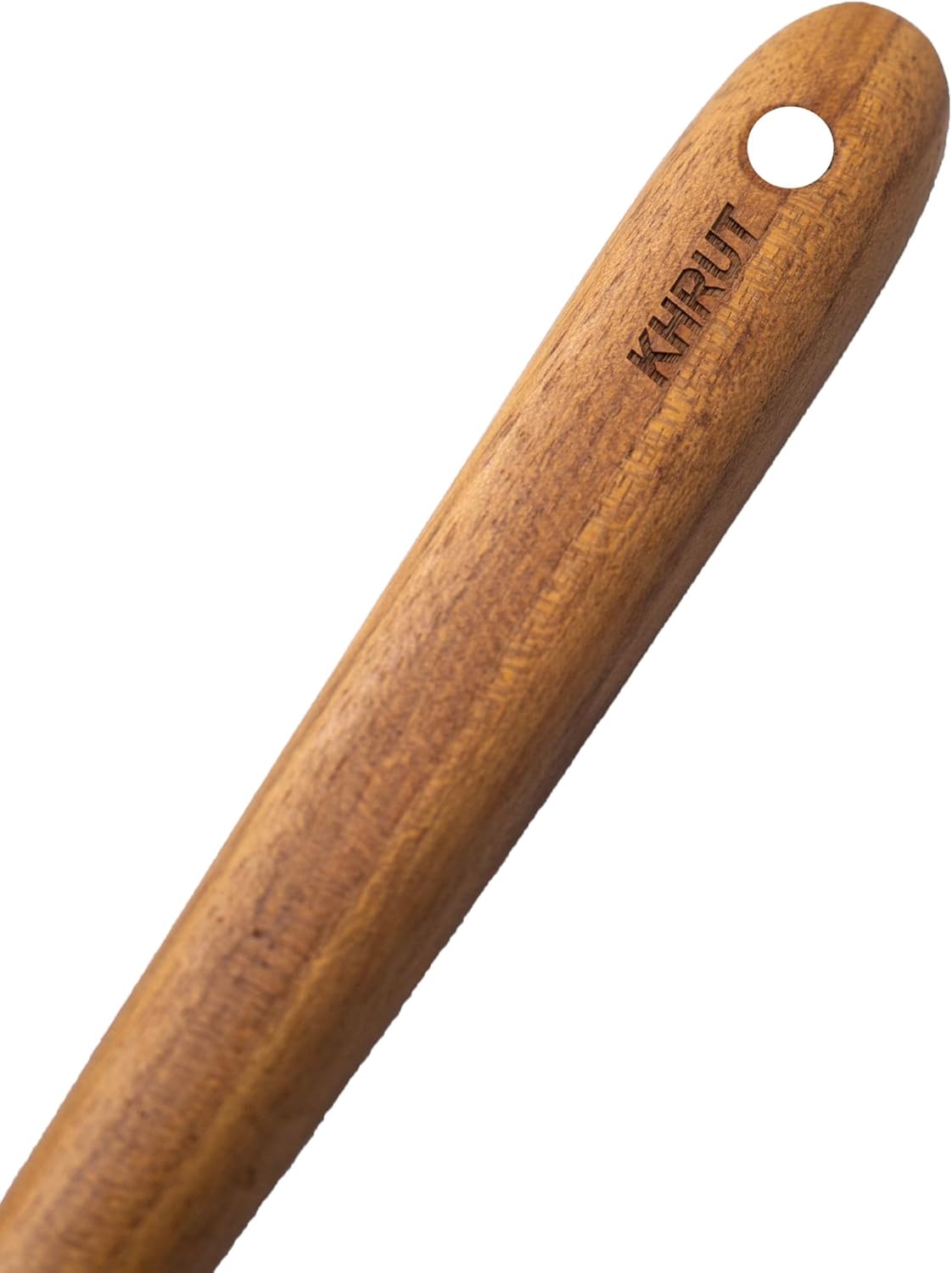 Teak Wood Spatula, 13.5 inch Long, Natural Teak Utensil for Non-stick Cookware